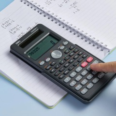 Калькулятор научный Deli ED300SR-2,10+2р,300ф,2ст,172,6х82,7,дв пит,т.сер - фото 14