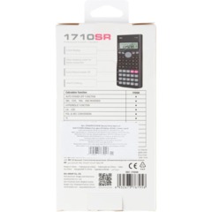 Калькулятор научный Deli E1710SR,240фун,2стр.дисп,10+2разр,162х84,темн.сер - фото 8