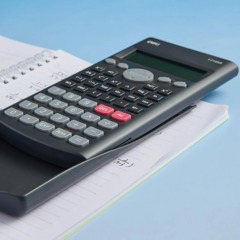 Калькулятор научный Deli E1710SR,240фун,2стр.дисп,10+2разр,162х84,темн.сер - фото 15