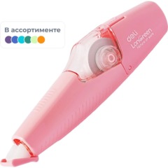 Корректирующая лента Deli LonGreen EH378,5мм х 6м, 65% PCR, 3цв в асс