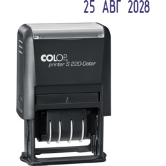 Датер автомат. пласт. S220 шрифт 4мм месяц букв. (аналог 4820)Colop