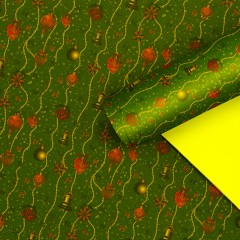 Бумага упаковочная для сувенирной продукции  80 г/м2 / 100х70 арт.95232 - фото 2