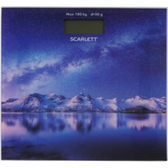 Весы Scarlett SC-BS33E022,напольные электронные,max. 180 кг,звездное небо