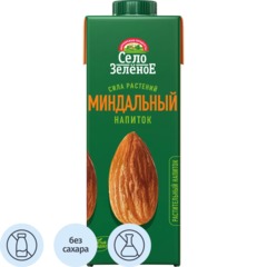 Напиток растительный Село Зелёное Миндаль 1,8% у/п  TBA 1л
