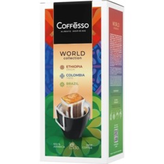 Кофе Coffesso DRIP MIX WORLD COLLECTION ассорти в дрип-пакетах, 30х10г - фото 7