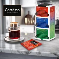 Кофе Coffesso DRIP MIX WORLD COLLECTION ассорти в дрип-пакетах, 30х10г - фото 8
