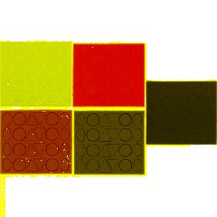 Аппликация 15х21 см СИНИЙ ТРАКТОР МУЛЬТИ АРТ EVAGEO-112365 - фото 4