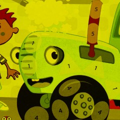 Аппликация 15х21 см СИНИЙ ТРАКТОР МУЛЬТИ АРТ EVAGEO-112365 - фото 5