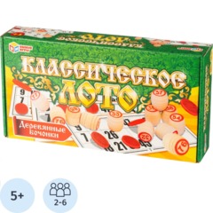 Настольная игра Лото классическое деревянное, Умные игры , 4660254469334