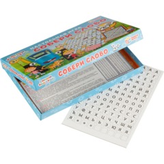 Настольная игра Синий трактор. Собери слово, 4680107930774 - фото 2