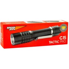 Фонарь ручной ЯРКИЙ ЛУЧ G15 Tactic Pro аккумулятор 18650 входит в комплект - фото 8