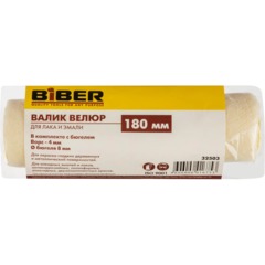 Валик БИБЕР 32503, велюр, с бюгелем, ворс 4мм, d8, 180мм - фото 5