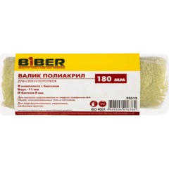 Валик БИБЕР 32512, полиакрил, с бюгелем, ворс 11 мм, d8, 180мм - фото 5