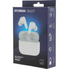 Наушники Hyundai Select H-EP203 белый беспроводные bluetooth (HEP203W) - фото 13
