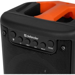 Акустическая система Defender Funky 10Вт, Light/BT/FM/USB/MIC/AUX - фото 2