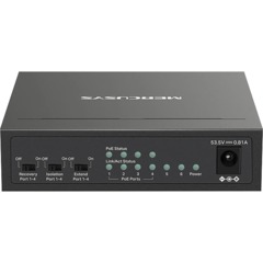 Коммутатор Mercusys MS106LP (L2) 6x100Мбит/с 4PoE+ 40W неуправляемый - фото 3