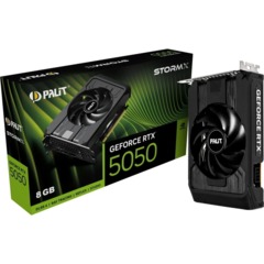 Видеокарта Palit RTX 5050 STORMX 8GB GDDR6 3xDP(NE65050019P1-GB2070F) - фото 4