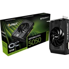 Видеокарта Palit RTX5050 STORMX OC 8GB 3xDP HDMI(NE65050T19P1-GB2070F) - фото 4