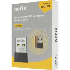 Сетевой адаптер WiFi Netis WF2160C AC650 USB 2.0 - фото 5