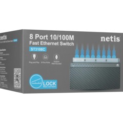 Коммутатор Netis ST3108C 8PORT 10/100M - фото 10