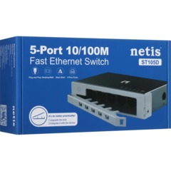 Коммутатор Netis ST105D 5PORT 10/100M - фото 13
