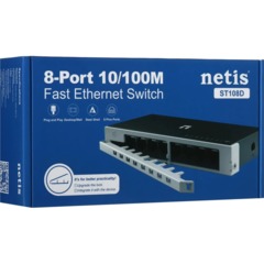 Коммутатор Netis ST108D 8PORT 10/100M - фото 10