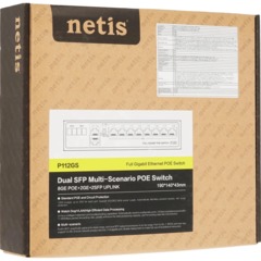 Коммутатор Netis P112GS 12PORT 10/100/1000M POE - фото 9