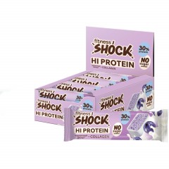 Батончик FitnesSHOCK Черничный десерт глазированный 40гx12шт/уп - фото 2