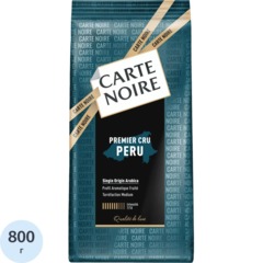 Кофе в зернах Carte Noire Премьер Крю Перу натуральный жареный, 800г