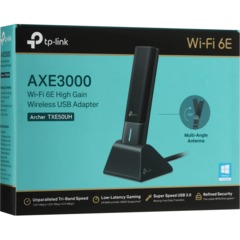 Сетевой адаптер Wi-Fi TP-Link Archer TXE50UHAXE3000 USB-адаптер Wi-Fi 6E - фото 9