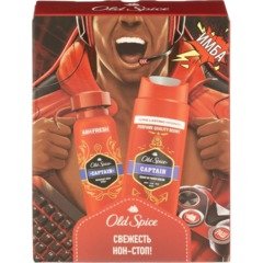 Подарочный набор Old Spice Captain Аэр дезод 150мл+Гельд/Душ+шмп 3в1 250мл - фото 2