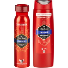 Подарочный набор Old Spice Captain Аэр дезод 150мл+Гельд/Душ+шмп 3в1 250мл - фото 4