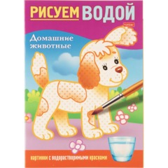 Раскраска 4л А5ф цв.блок скоба,офсет 160г/кв.м Домашние животные 4Рц5_31948
