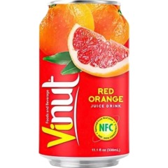Напиток Vinut Red Orange Juice, сокосодержащий, негаз ж/б 0,33л