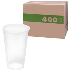 Стакан одноразовый Bubble Cup 500мл матовый/прозр., 400шт/кор (1021П) - фото 3