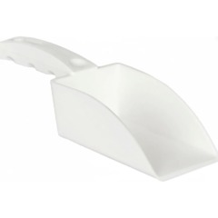 Совок Ringa ручной пластмассовый, бесшовный, 0,2л, 210мм, бел._FSS1W