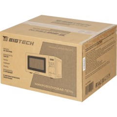 Микроволновая печь BigTech HMWO102WG, 20л., 700 вт. белый c грилем - фото 4