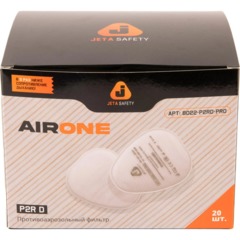 Предфильтр противоаэр Jeta Safety 8022-P2RD-PRO,P2RD,HEPA (AirOne),20 шт/уп - фото 7