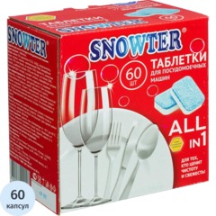 Таблетки для ПММ SNOWTER 60шт/уп