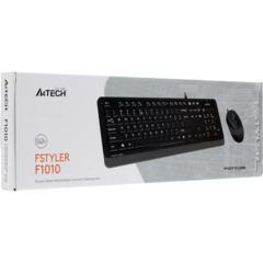 Набор клавиатура+мышь A4Tech Fstyler F1010 GREY,черный/серый,USB Multimedia - фото 5