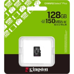 Карта памяти Kingston micro SDXC,128GB,Canvas Select Plus,150MB/s,без адапт - фото 2