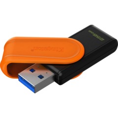 Флеш-память Kingston DataTraveler Exodia S,256Гб,USB 3.2,черный,оранжевый - фото 2