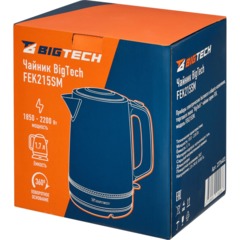 Чайник BigTech FEK215SМ, 1,7, 2200,Strix, металл - фото 8