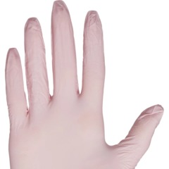 Перчатки нитрил, н/c, н/о, текстур, Benovy (XS) 50п/уп, розовый - фото 3