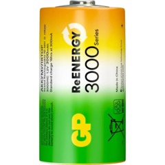 Аккумулятор GP 3000mAh D 300DHCRGY-2CRCB2 Ni-Mh 2шт/уп - фото 4