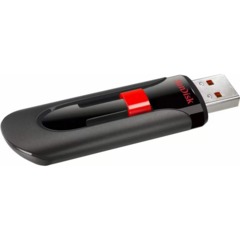 Флеш-память 32GB SanDisk CZ60 Cruzer Glide, USB 2.0 Black (SDCZ60-032G-B35) - фото 2