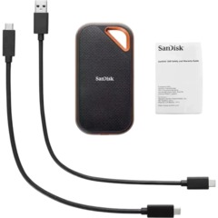 Портативный SSD накопитель Sandisk 1TB Extr.Port. V2 черн SDSSDE61-1T00-G25 - фото 3