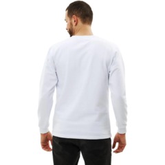 Толстовка 100% хб (240г) без капюшона, цв.белый, размер XXXL - фото 2