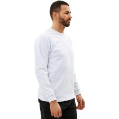 Толстовка 100% хб (240г) без капюшона, цв.белый, размер XXXL - фото 3