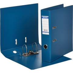 Папка-регистратор Strong Line 70мм т.-синий,ПБП2, карм.кор - фото 2